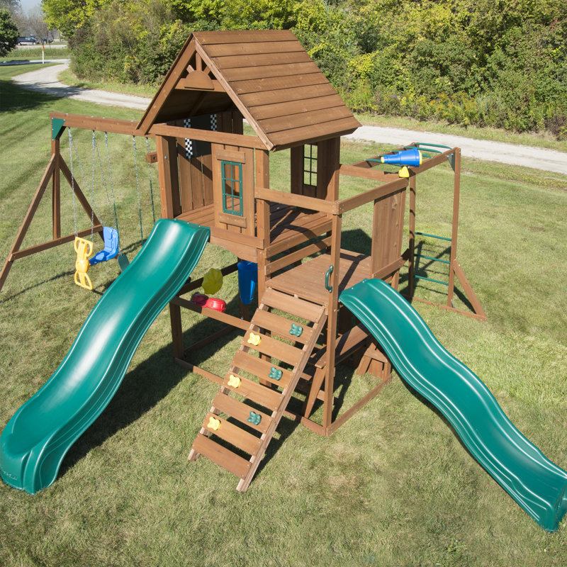 SwingnSlide Super Knightsbridge Swing Set & Reviews Wayfair